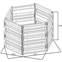 Ekokompostownik MAXISILO 1100